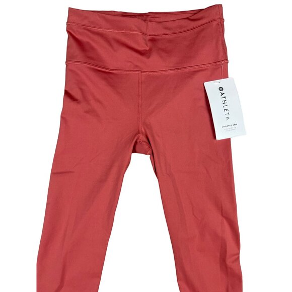 Athleta Accelerated Crop Pant Muted Red Size XS - Picture 2 of 7